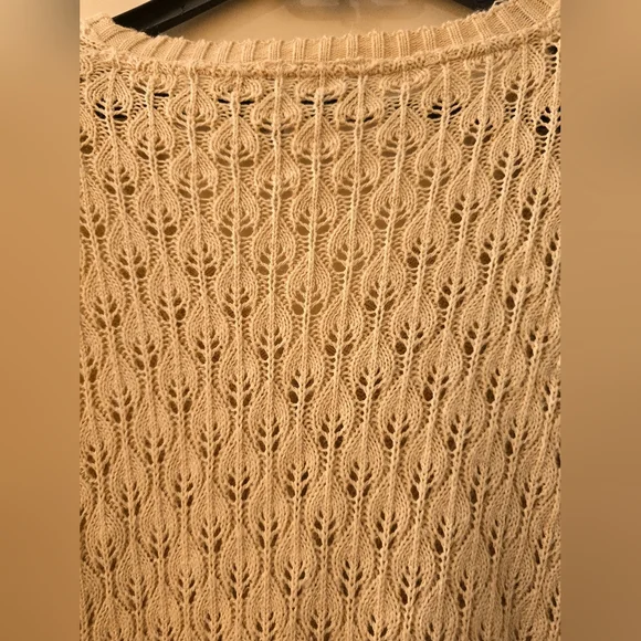 Bobbie Brooks knit cardigan ivory color sz xl - Picture 5 of 6